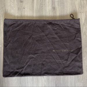 BOTTEGA VENETA Drawstring Brown Flannel Dust Bag 20x14.5 inches